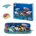 Magnetyczne zwierzaki Ocean 3D Figurki dla dzieci, od 3 lat