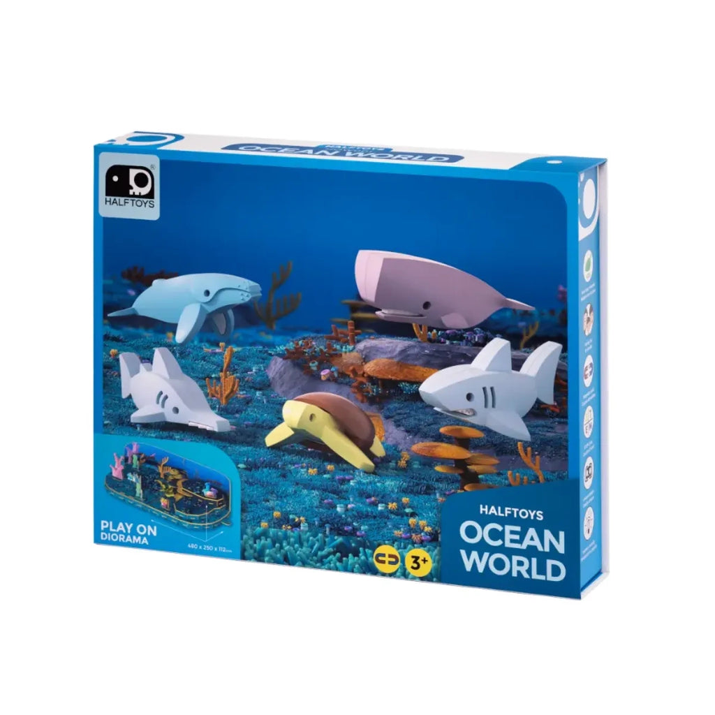Magnetyczne zwierzaki Ocean 3D Figurki dla dzieci, od 3 lat