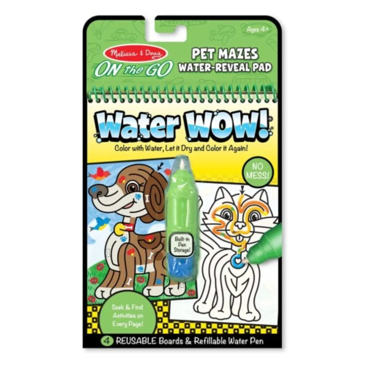 Malowanka labirynty WaterWOW dla przedszkolaka, od 3 lat