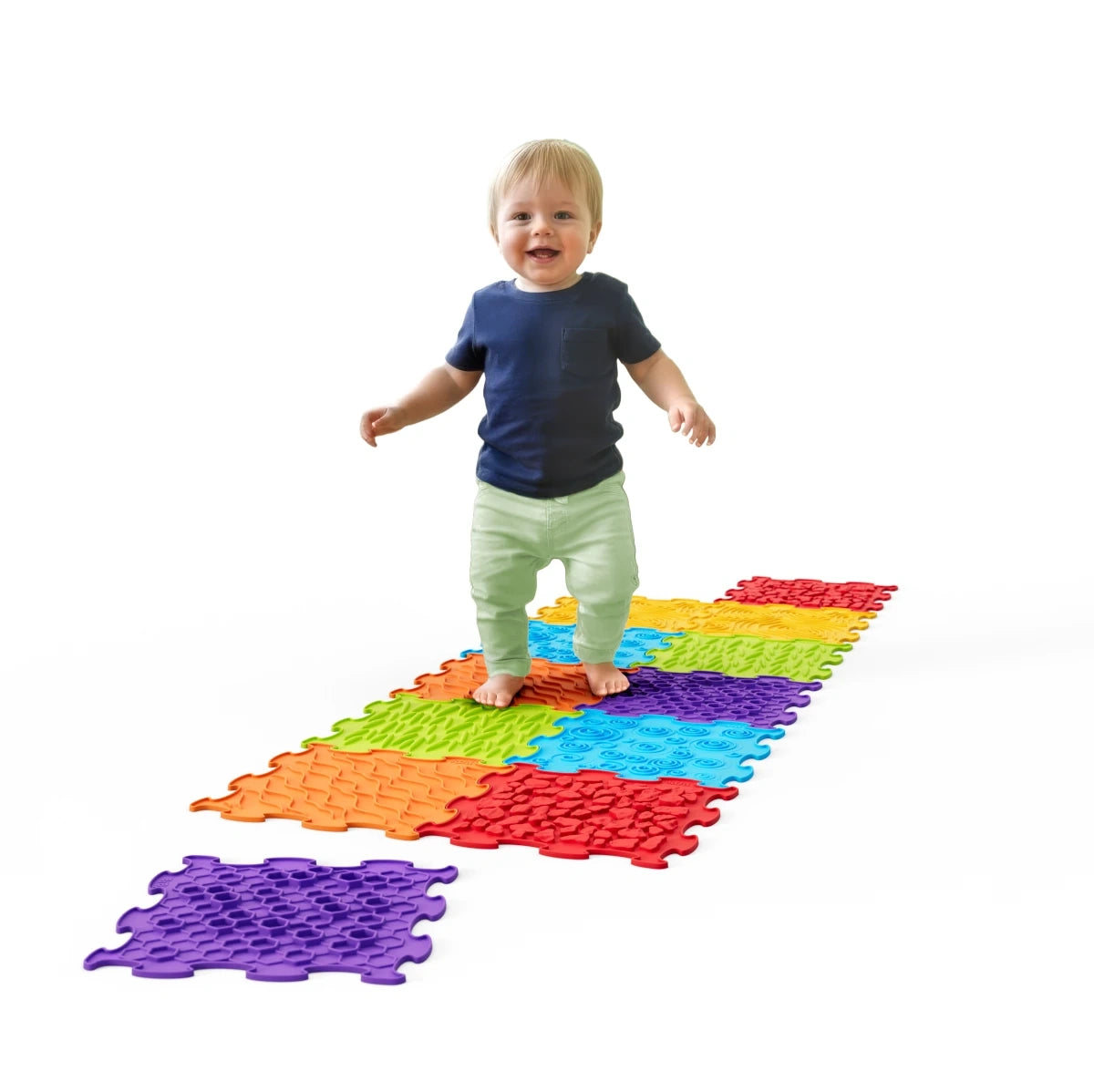 Maty sensoryczne BiBi Sensory Mats 12 el. od 6 miesięcy, od 6 mies.