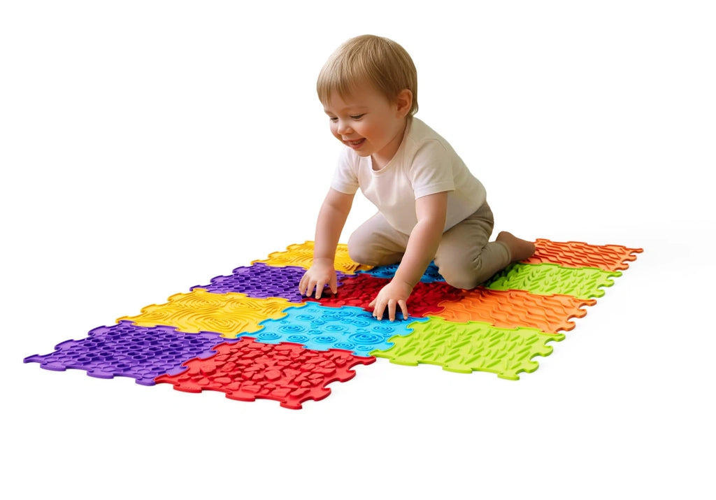 Maty sensoryczne BiBi Sensory Mats 12 el. od 6 miesięcy, od 6 mies.