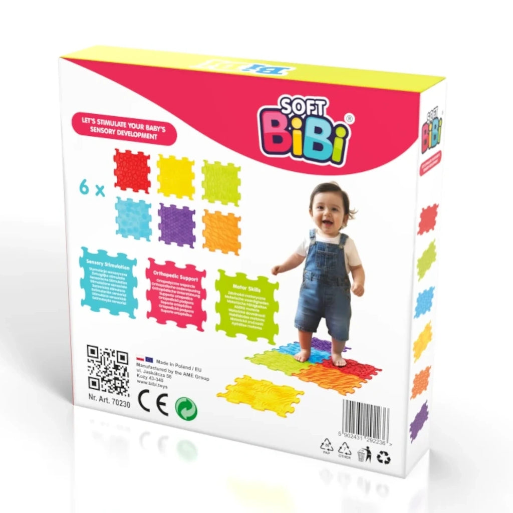 Maty sensoryczne Soft BiBi 6 el. BiBio od 6 miesięcy, od 6 mies.