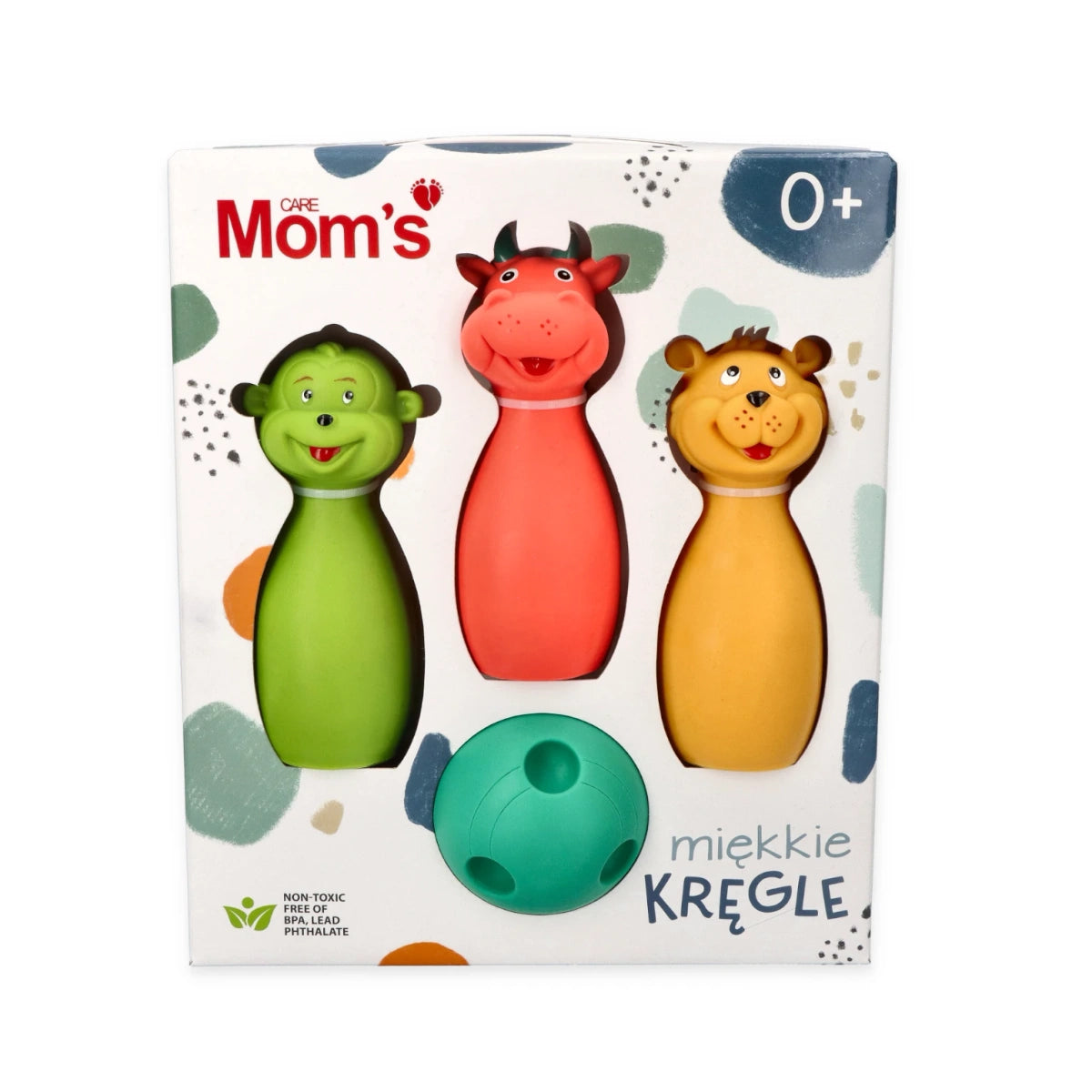 Miękkie kręgle sensoryczne pastelowe, od 1 roku