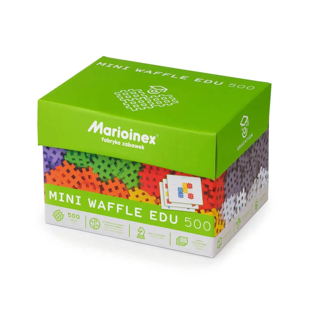 Klocki edukacyjne Mini Waffle EDU 500 el. dla 4-latka, od 4 lat