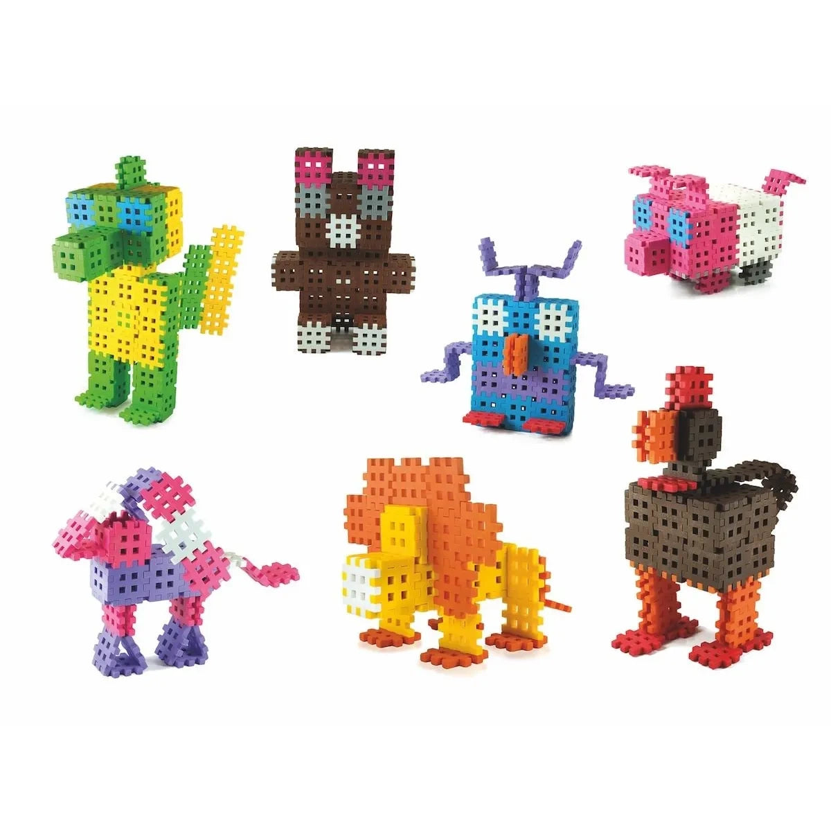 Klocki edukacyjne Mini Waffle EDU 500 el. dla 4-latka, od 4 lat