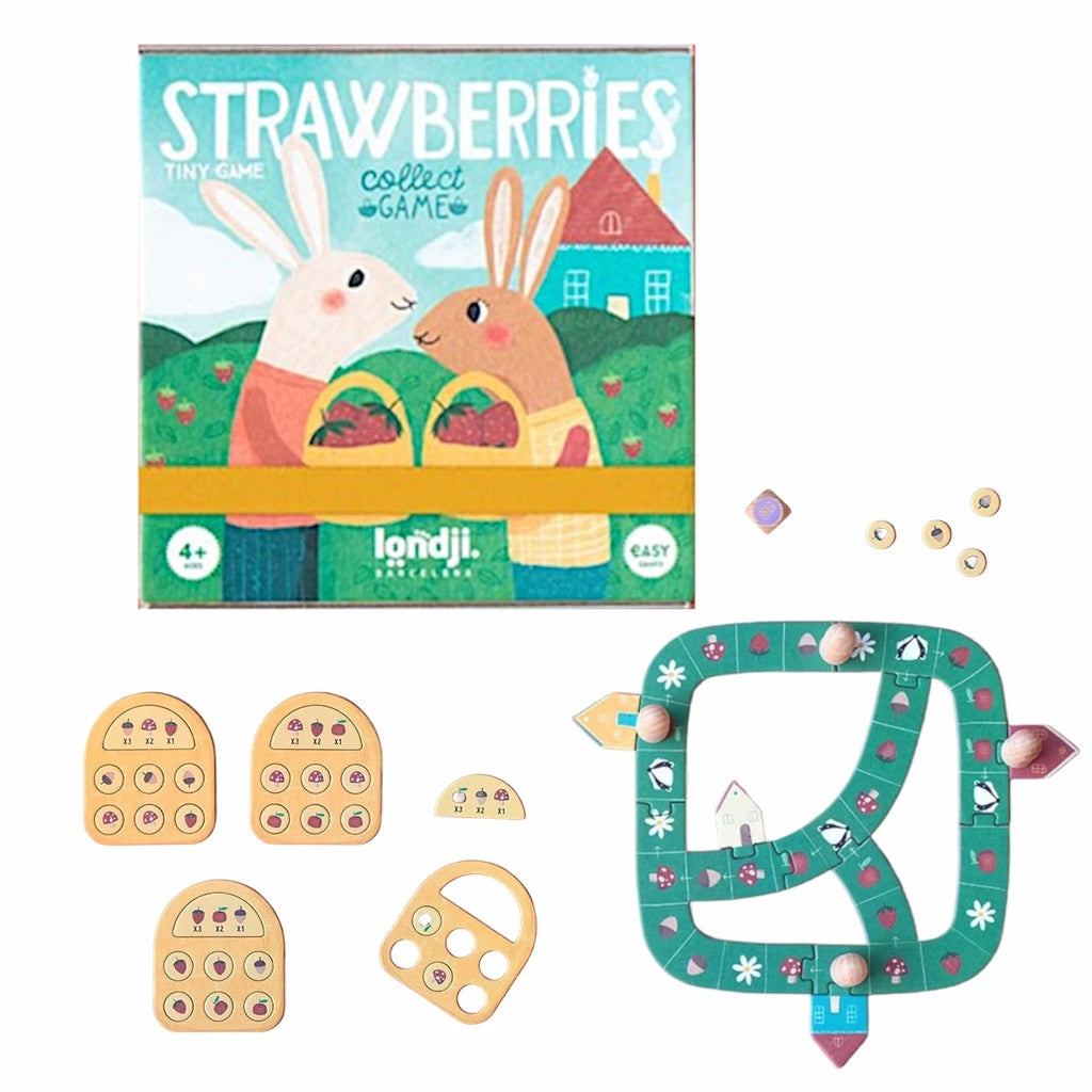 Mini gra strategiczna Strawberries dla dzieci, od 4 lat