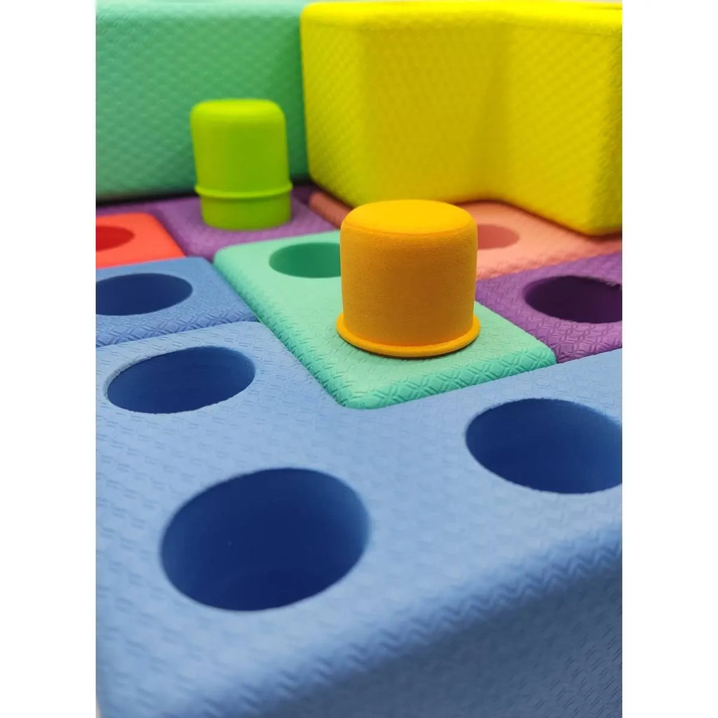 Piankowe klocki Tetris 45 el., od 3 lat
