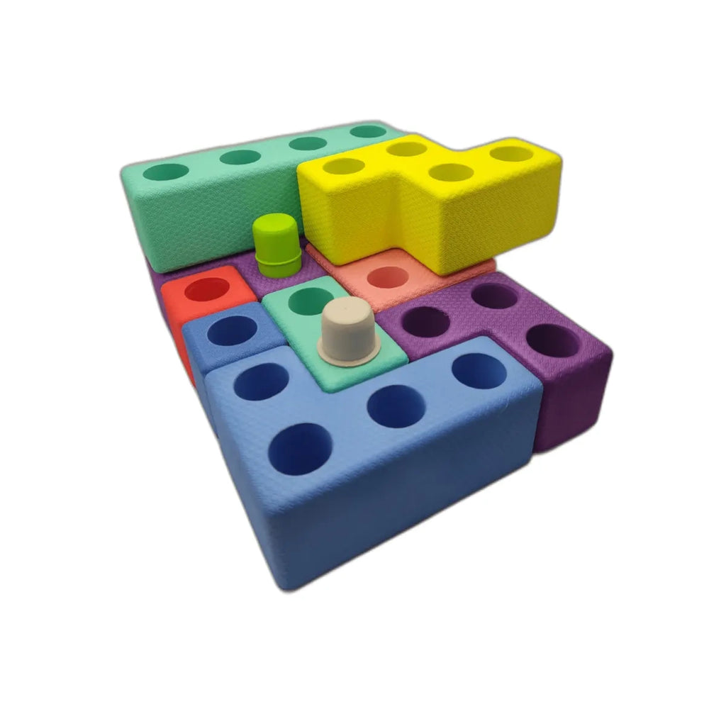 Piankowe klocki Tetris 45 el., od 3 lat