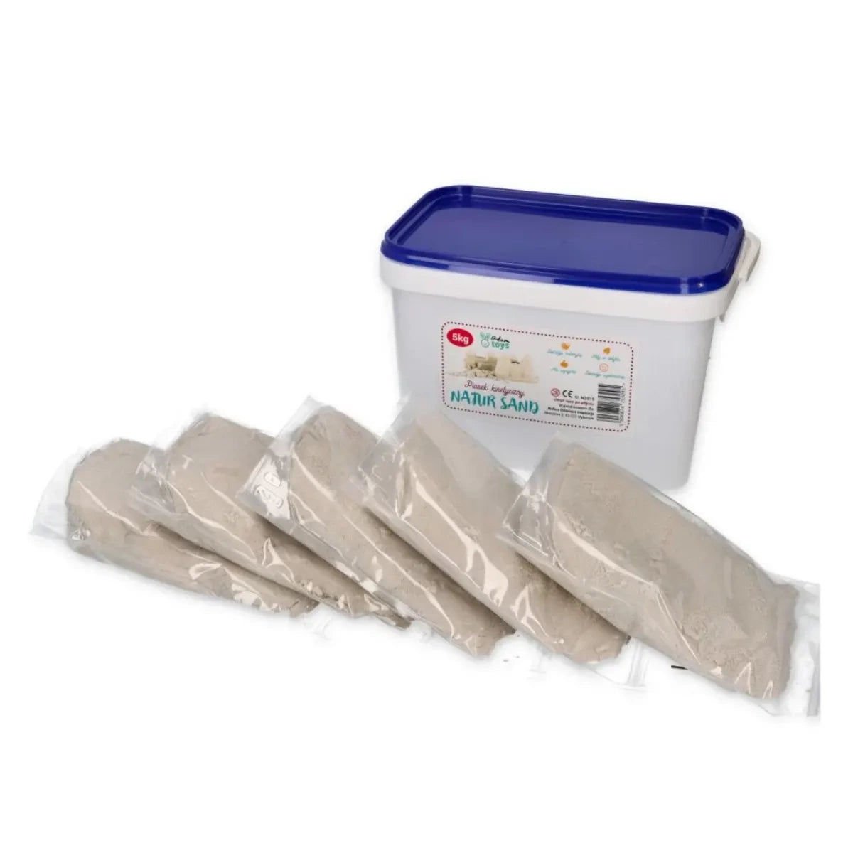 Piasek kinetyczny NaturSand 5kg, od 3 lat