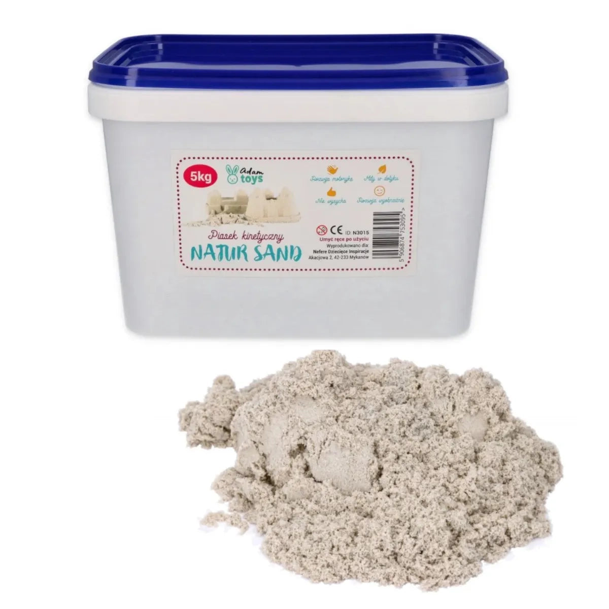 Piasek kinetyczny NaturSand 5kg, od 3 lat
