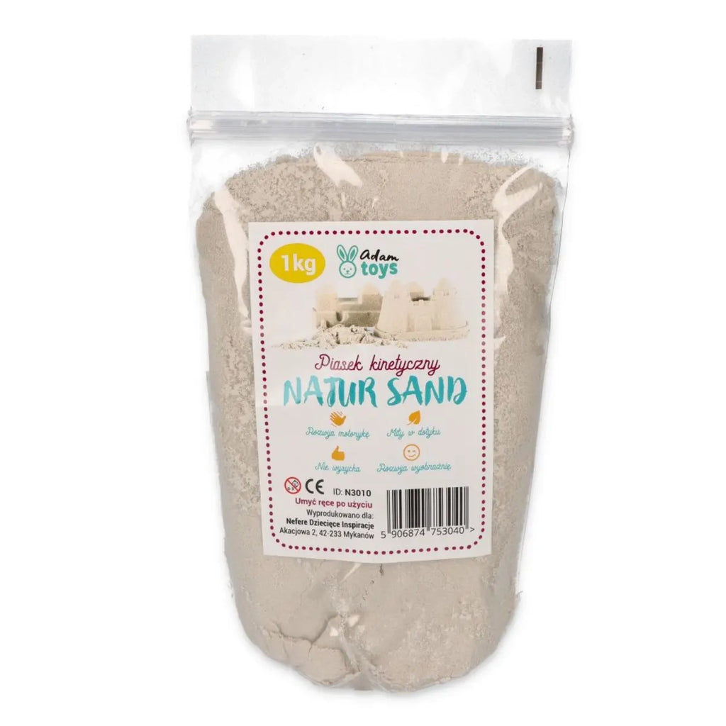 Piasek kinetyczny NaturSand 1 kg sensoryczny, od 3 lat