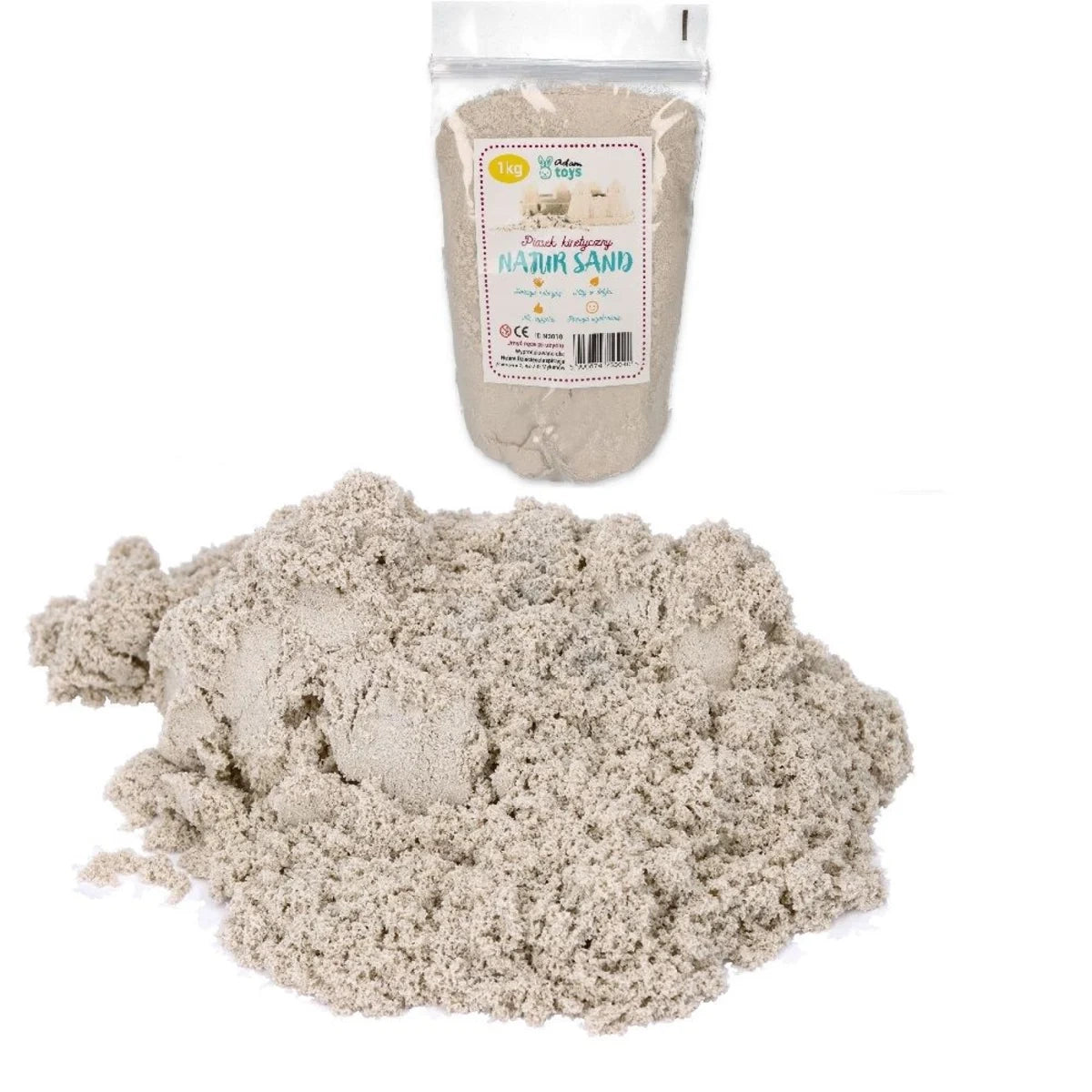 Piasek kinetyczny NaturSand 1 kg sensoryczny, od 3 lat