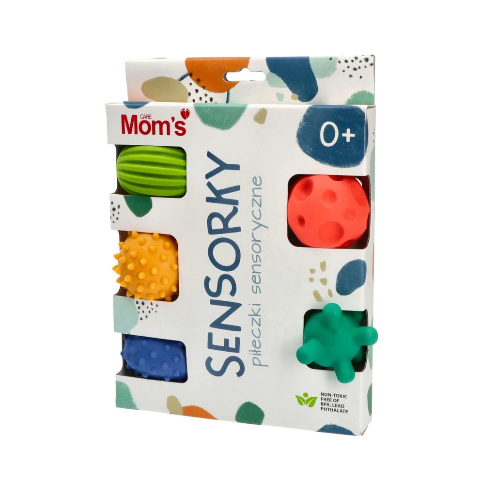 Pastelowe sensoryczne piłeczki Sensorky 5 sztuk, od 6 mies.