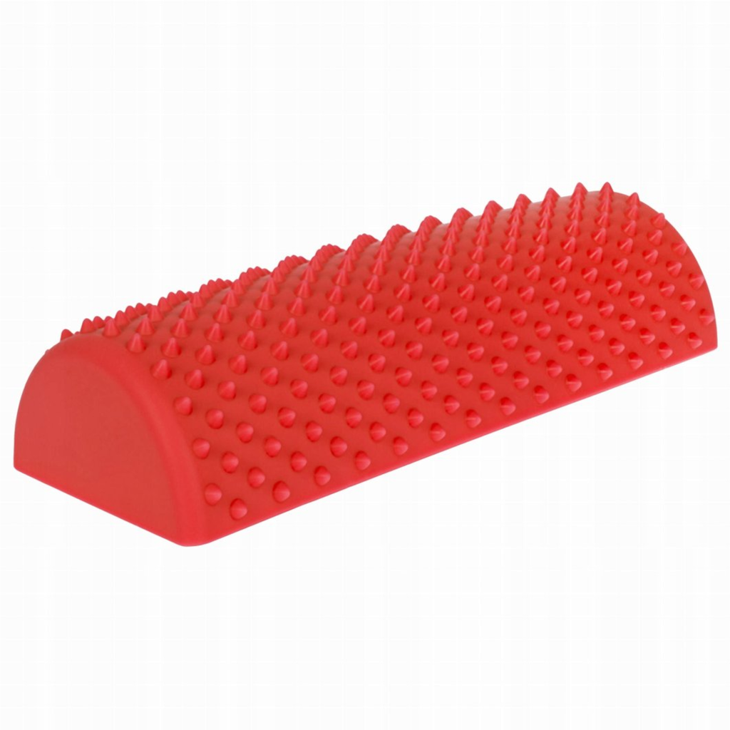 Półwałek sensoryczny z kolcami czerwony 30 cm, od 3 lat