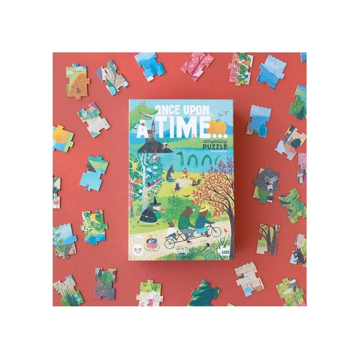 Puzzle 100 el. Pewnego razu... z grą obserwacyjną, od 5 lat