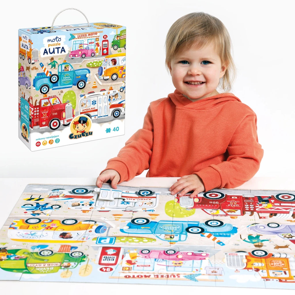 Puzzle Moto puzzle Auta pojazdy, od 3 lat