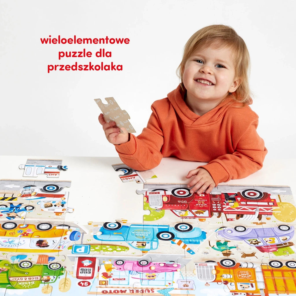 Puzzle Moto puzzle Auta pojazdy, od 3 lat