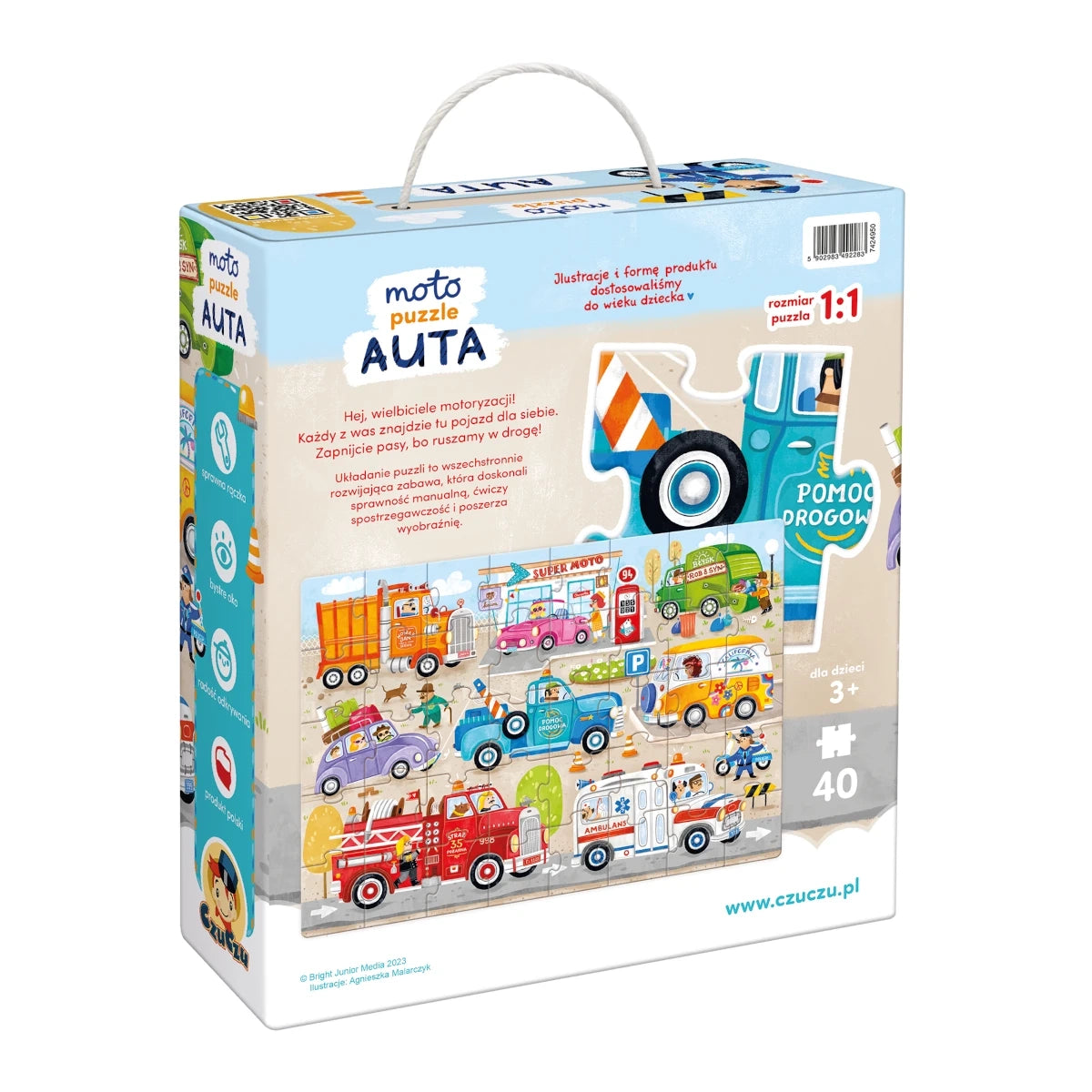 Puzzle Moto puzzle Auta pojazdy, od 3 lat