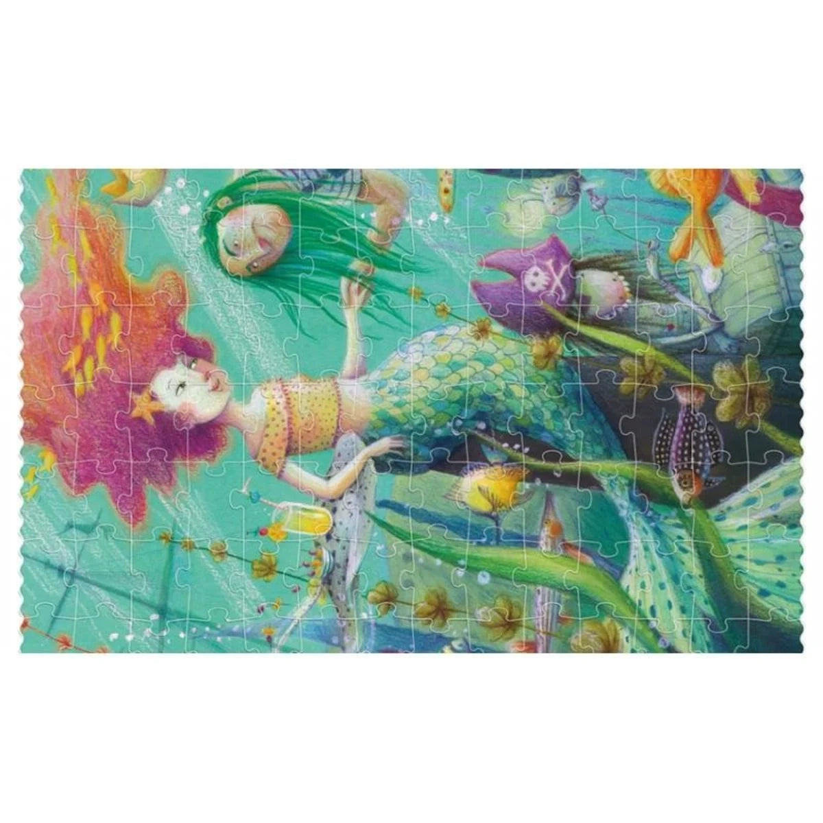 Moja syrenka brokatowe puzzle 350 el., od 8 lat