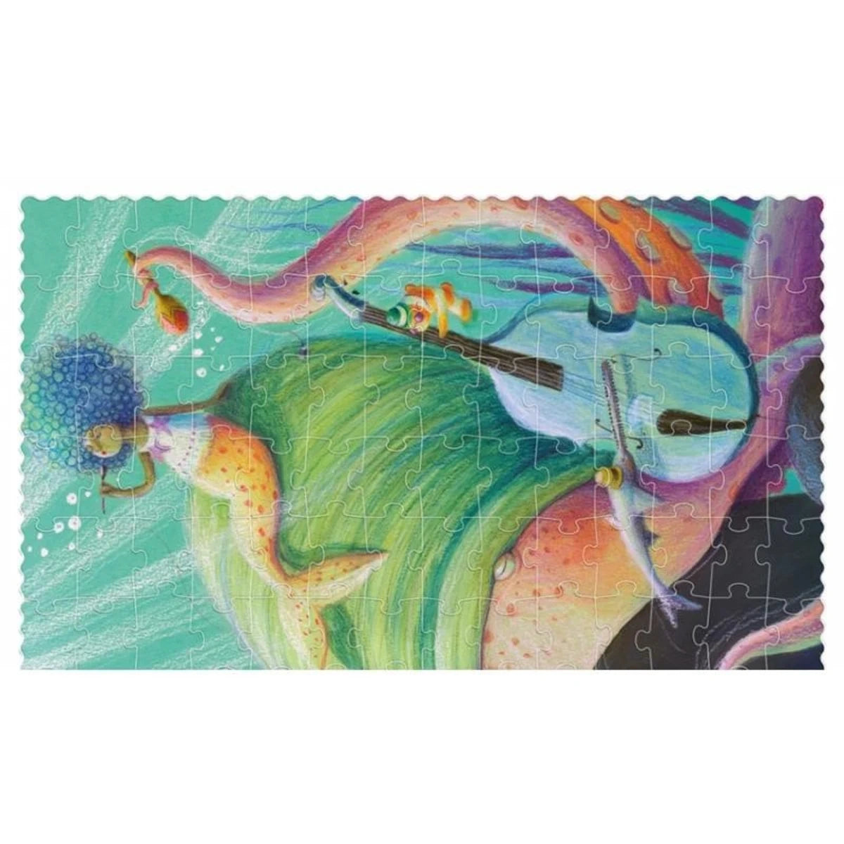 Moja syrenka brokatowe puzzle 350 el., od 8 lat
