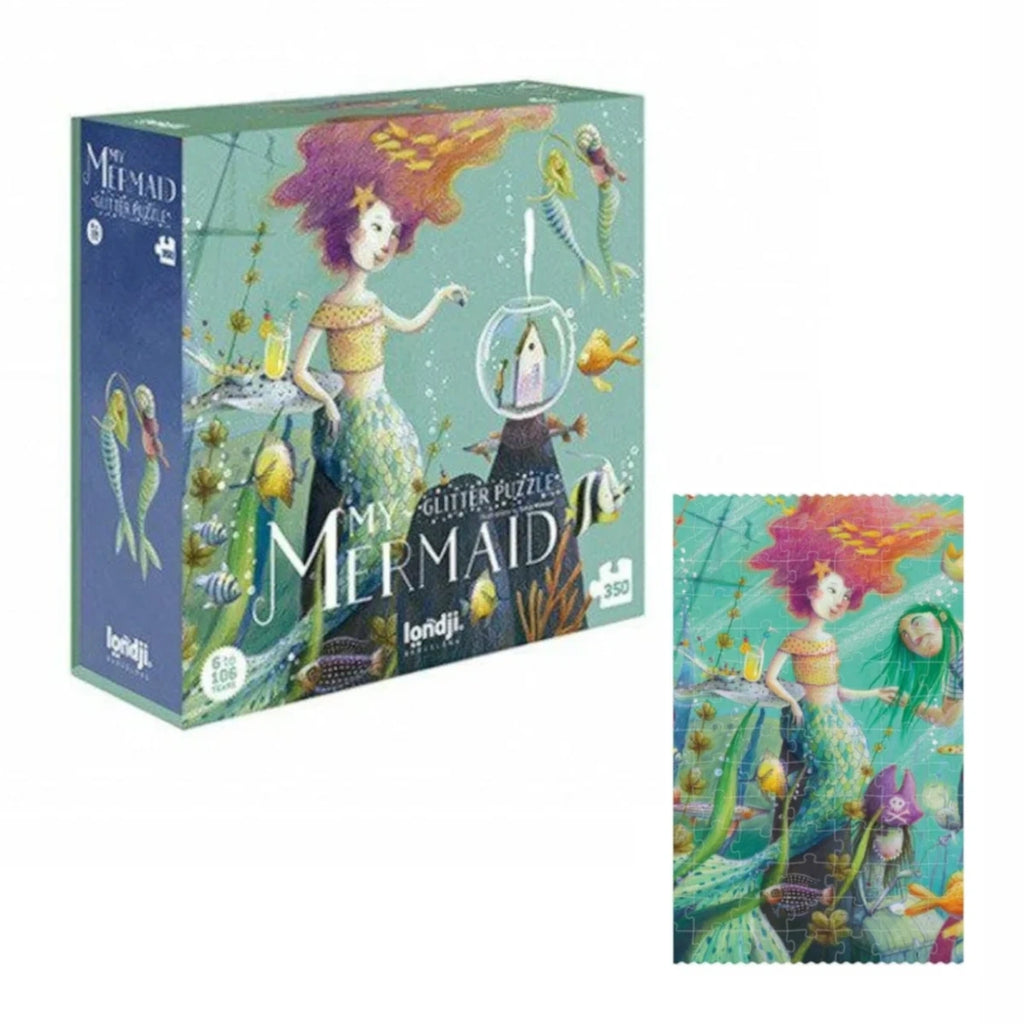 Moja syrenka brokatowe puzzle 350 el., od 8 lat