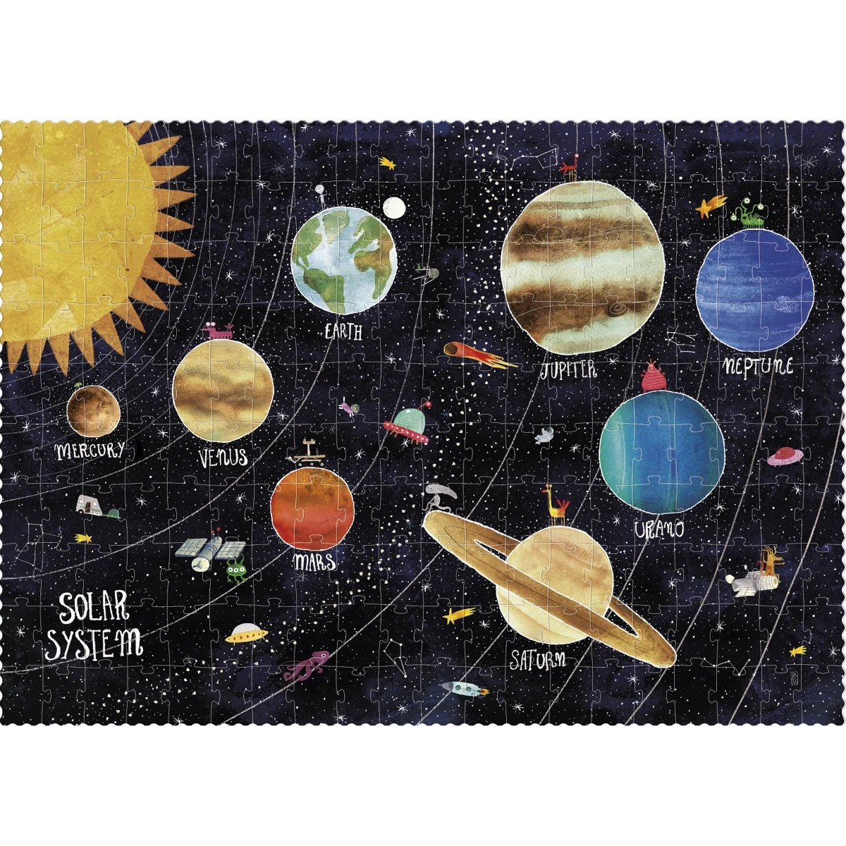 Puzzle Odkryj Planety układ słoneczny 200 el., od 6 lat