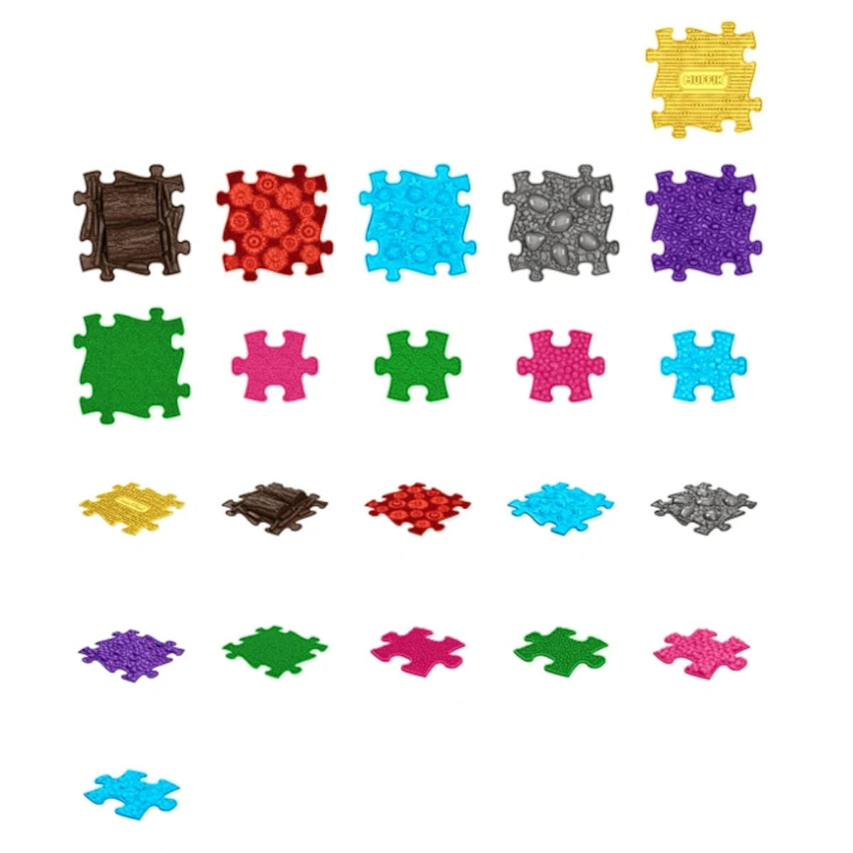 Puzzle dotykowe Medium 2 11 el., od 3 lat