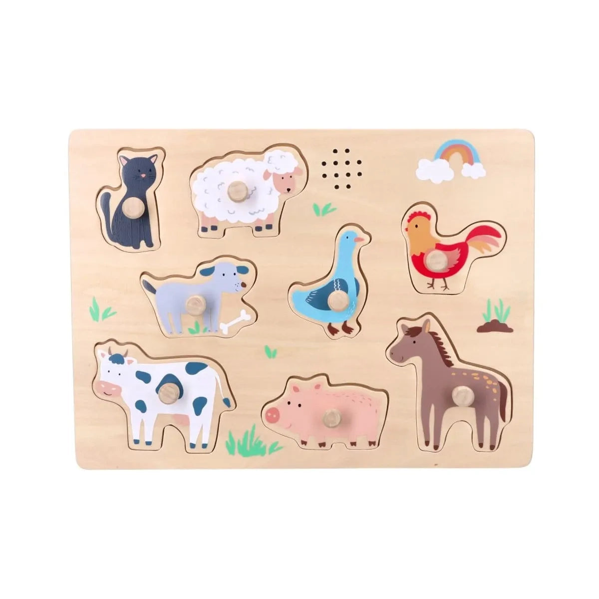 Puzzle dźwiękowe Farma, od 18 mies.