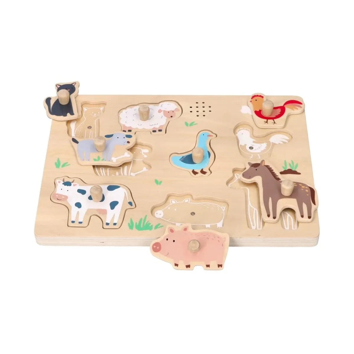 Puzzle dźwiękowe Farma, od 18 mies.