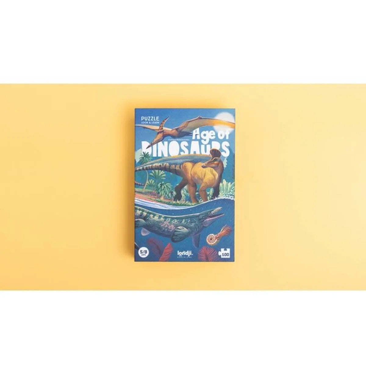 Puzzle edukacyjne Era dinozaurów 100 el., od 5 lat