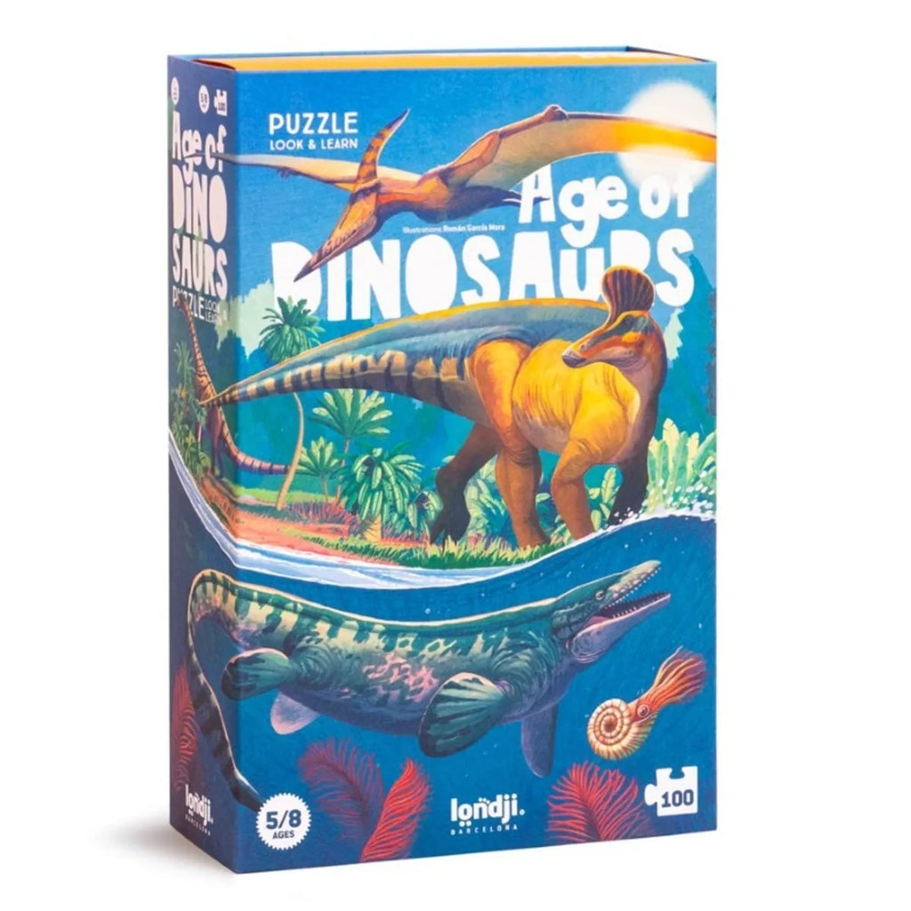 Puzzle edukacyjne Era dinozaurów 100 el., od 5 lat