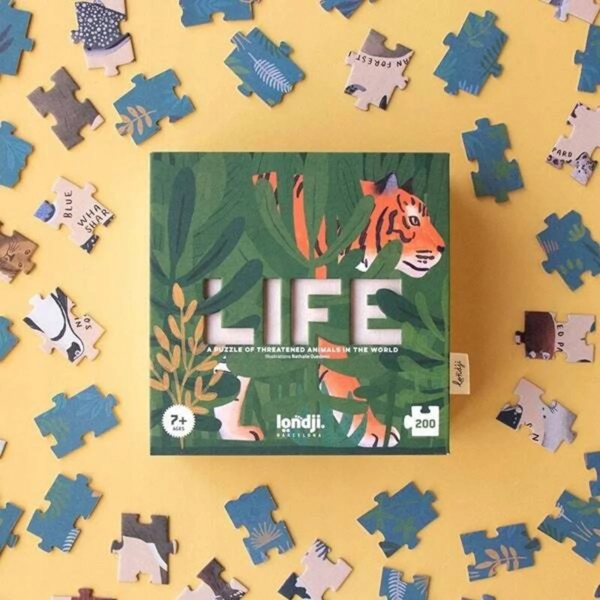 Puzzle edukacyjne Life zagrożone gatunki 200 el., od 7 lat