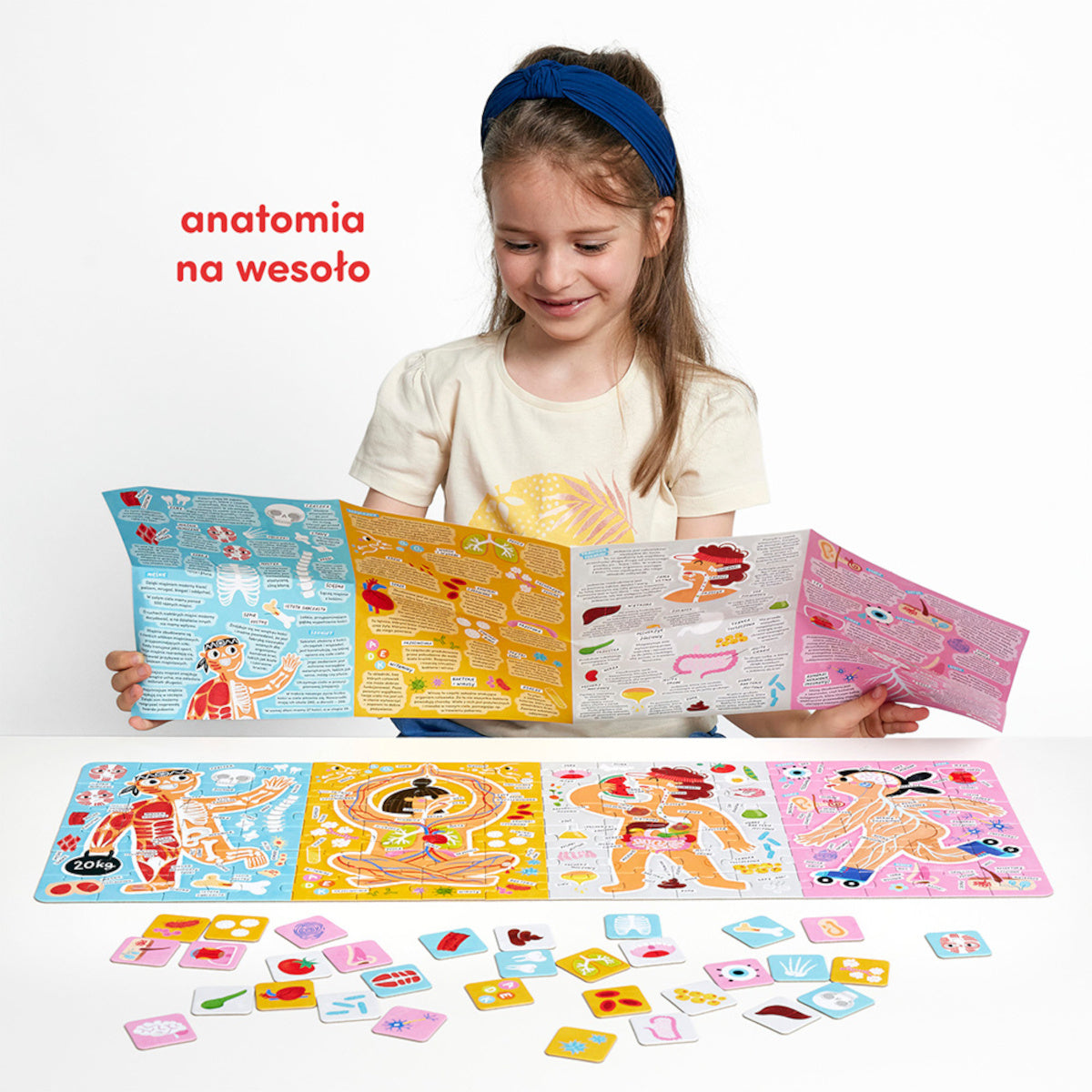 Puzzle edukacyjne Tak działa Moje ciało 96 el., od 5 lat