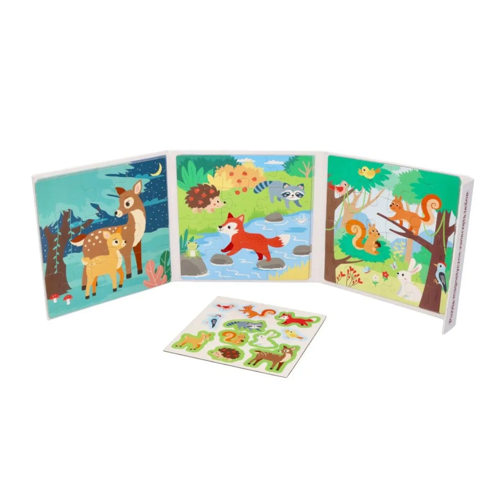 Puzzle magnetyczne Leśne zwierzęta, od 3 lat