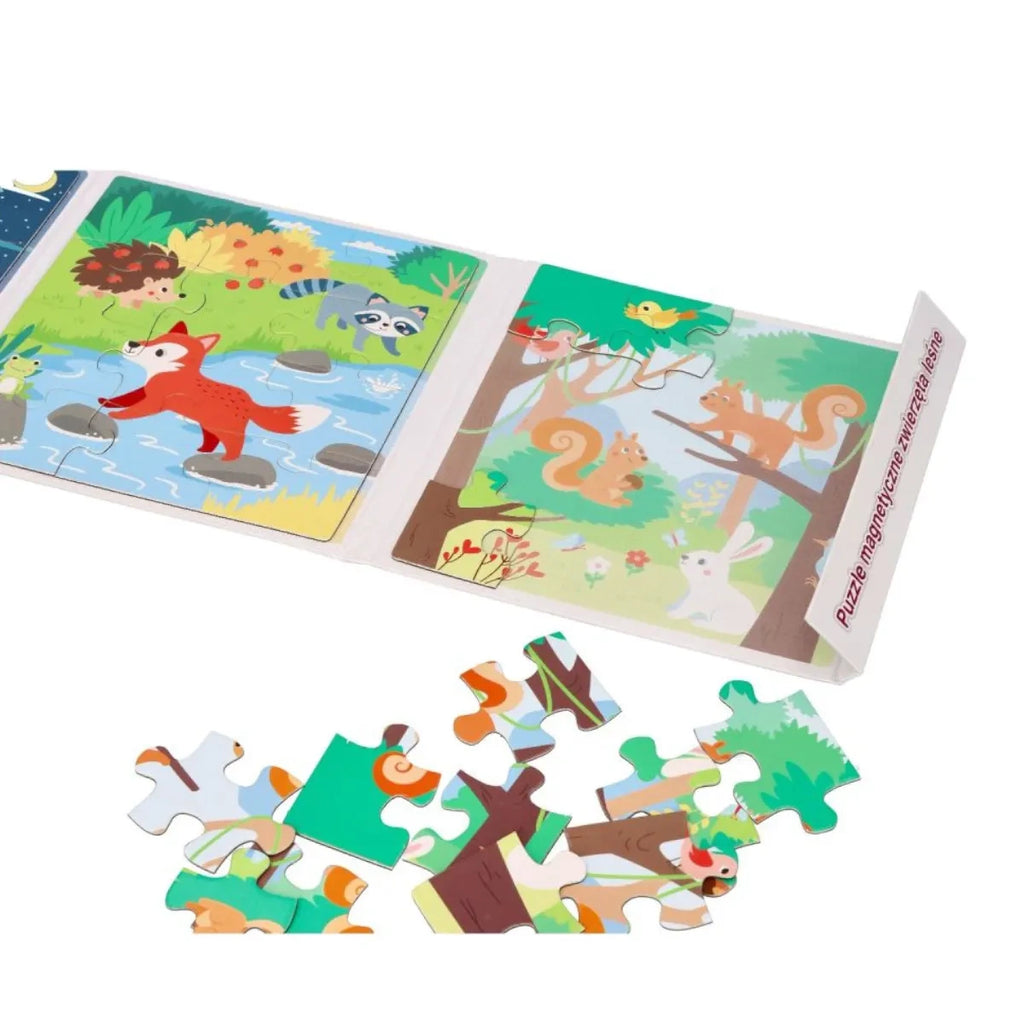 Puzzle magnetyczne Leśne zwierzęta, od 3 lat
