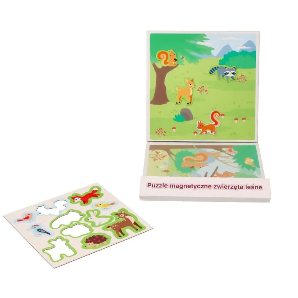 Puzzle magnetyczne Leśne zwierzęta, od 3 lat
