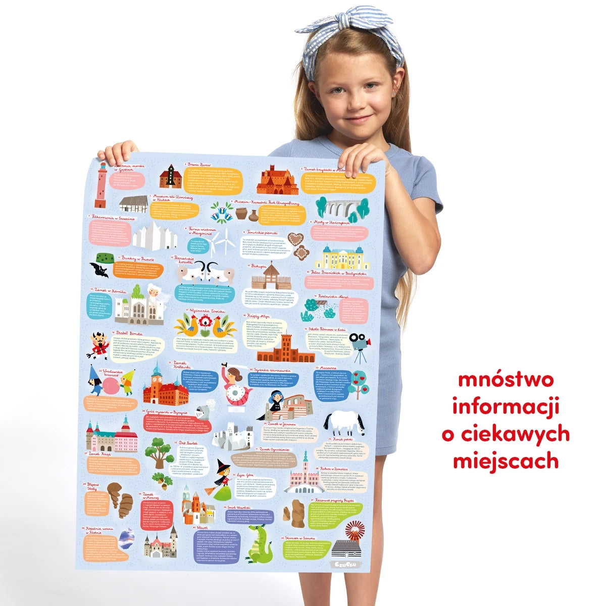 Puzzle obserwacyjne Mapa Polski edukacyjne, od 4 lat