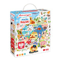 Puzzle obserwacyjne Mapa Polski edukacyjne, od 4 lat