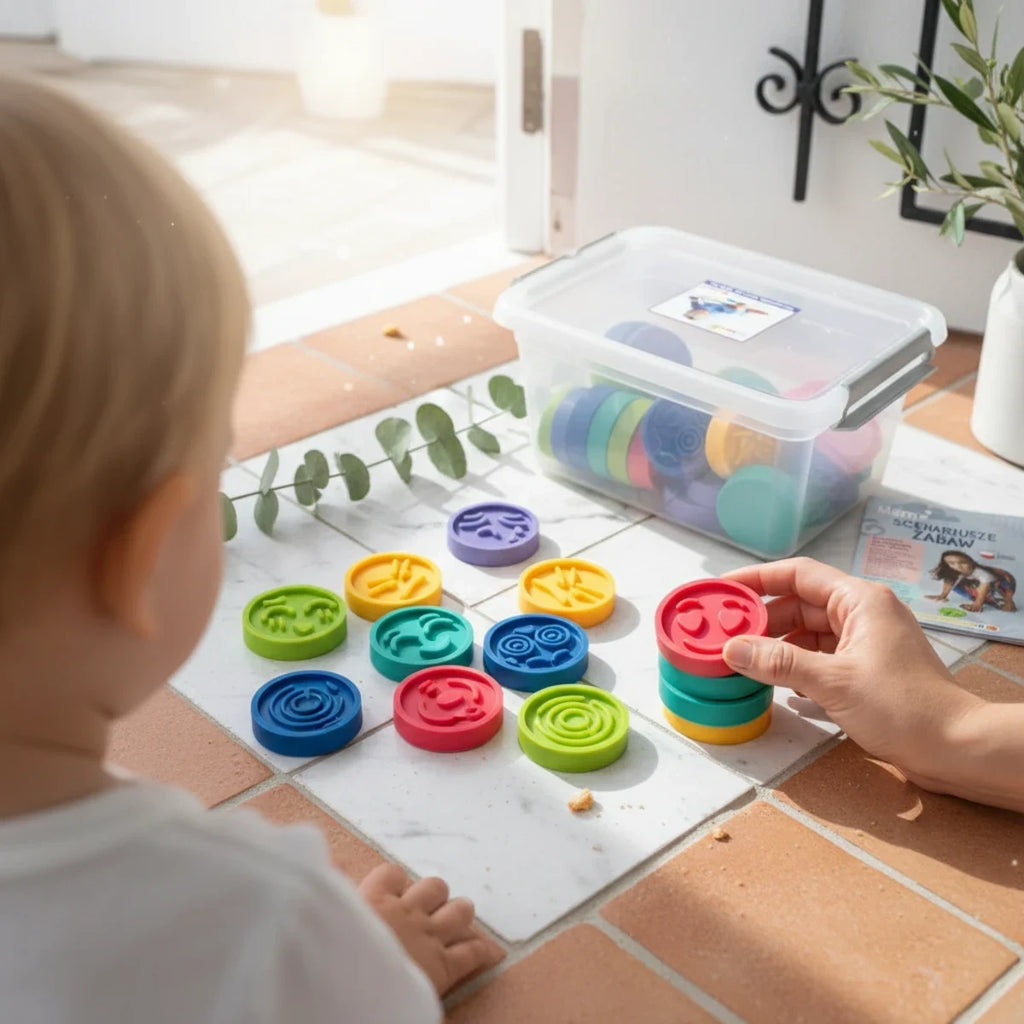 Puzzle sensoryczne Karuzela emocji 36 el., od 1 roku