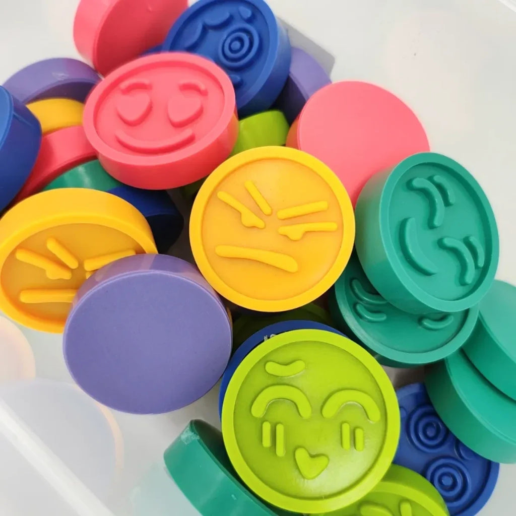 Puzzle sensoryczne Karuzela emocji 36 el., od 1 roku
