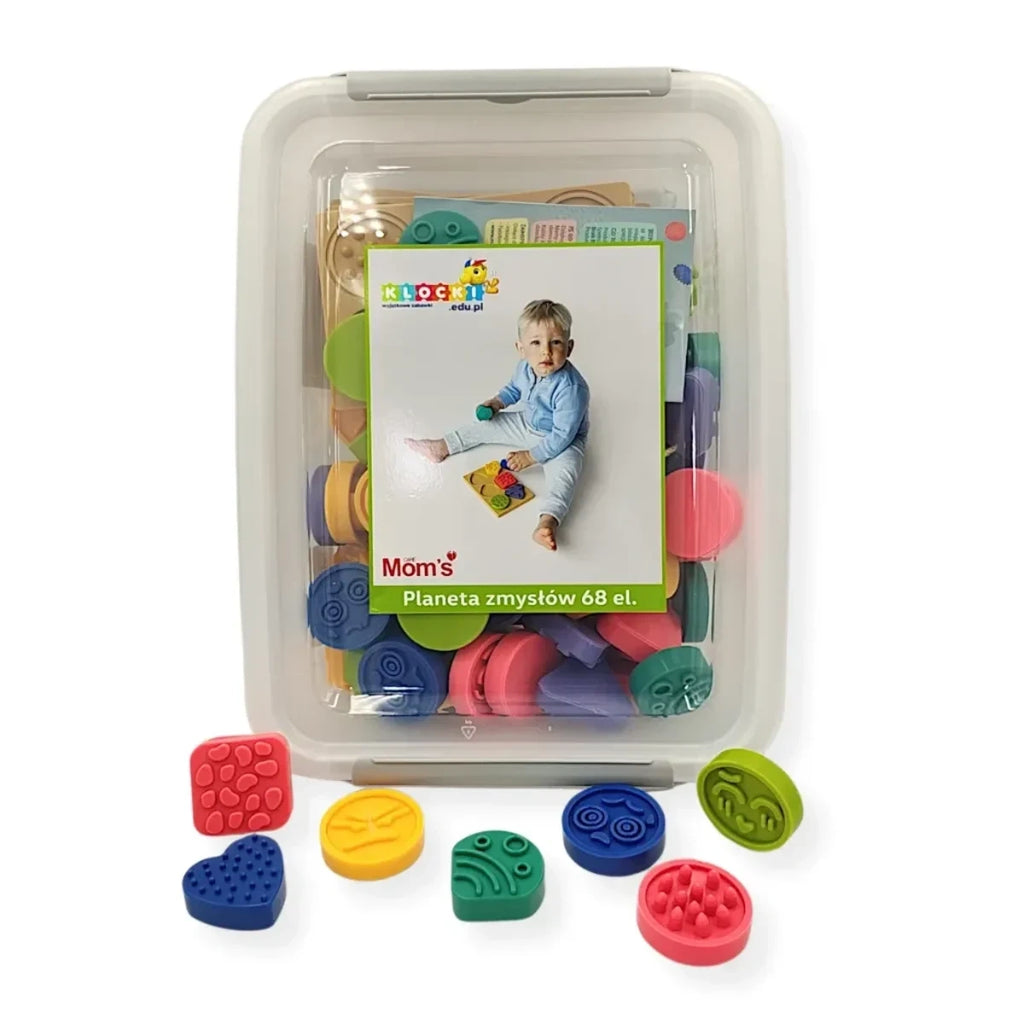 Puzzle sensoryczne Planeta zmysłów 68 el., od 1 roku