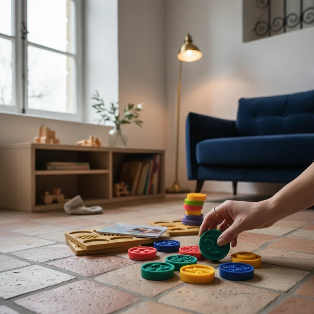 Puzzle sensoryczne Planeta zmysłów 68 el., od 1 roku