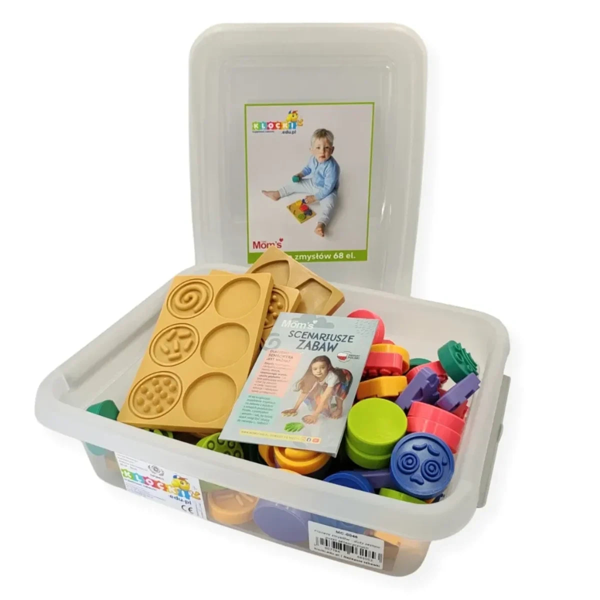 Puzzle sensoryczne Planeta zmysłów 68 el., od 1 roku
