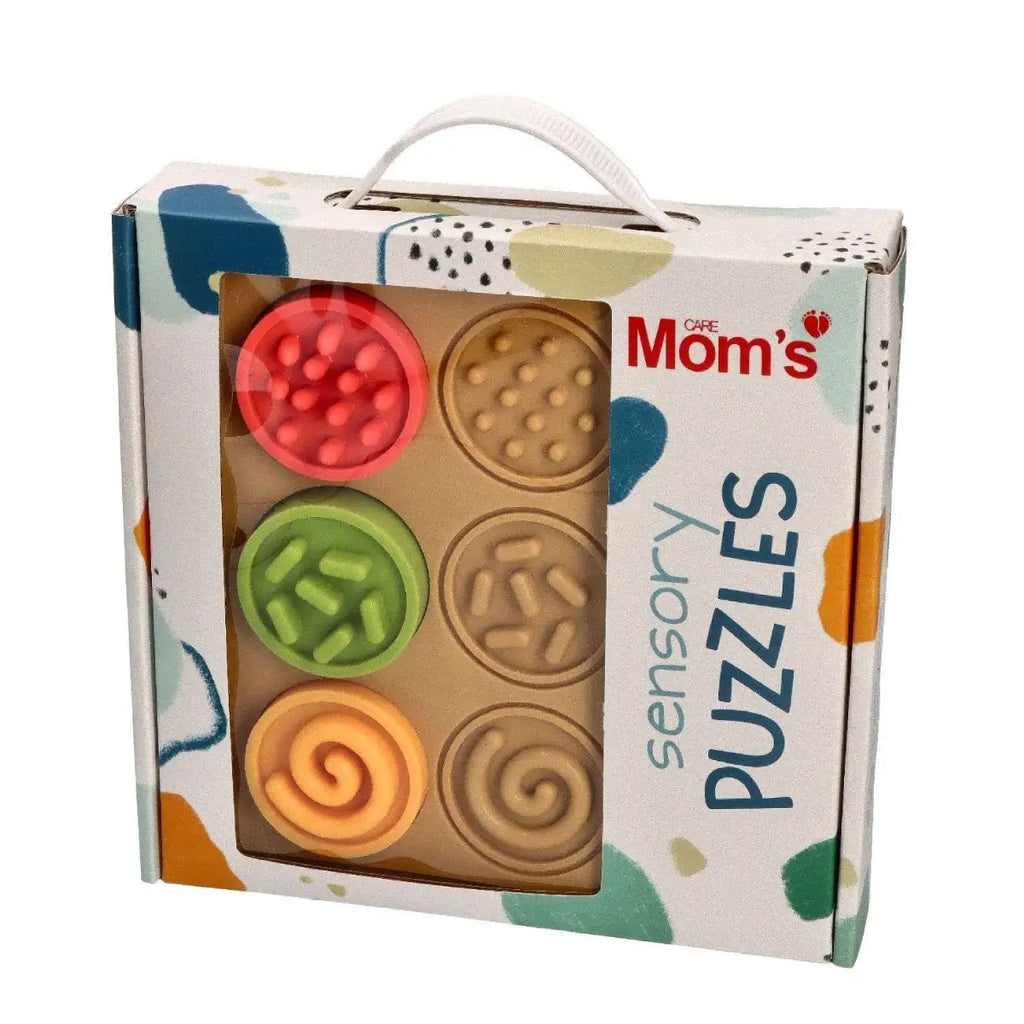 Puzzle sensoryczne kółeczka dla niemowląt, od 6 mies.
