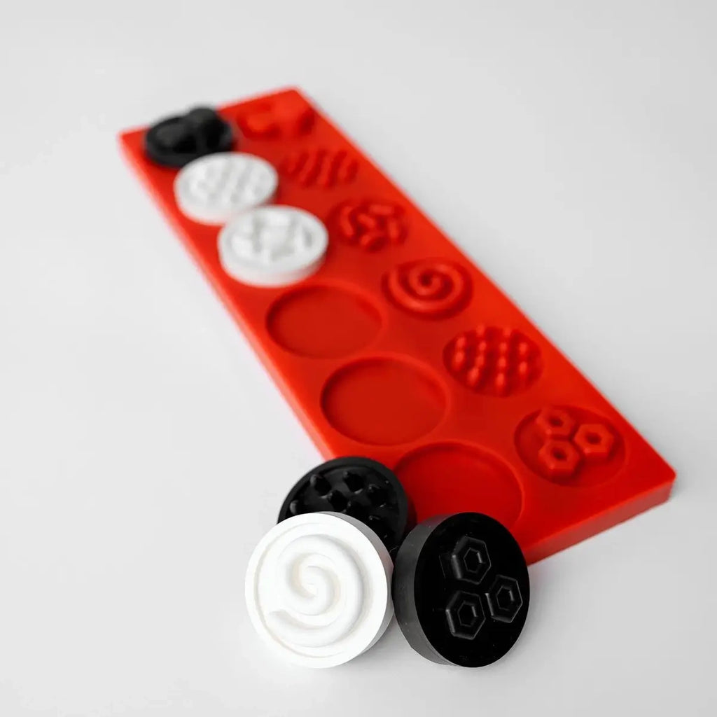 Puzzle sensoryczne kontrastowe kółeczka XL, od 6 mies.
