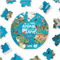 Puzzle tekturowe Animal Planet 70 el. z grą Londji, od 5 lat