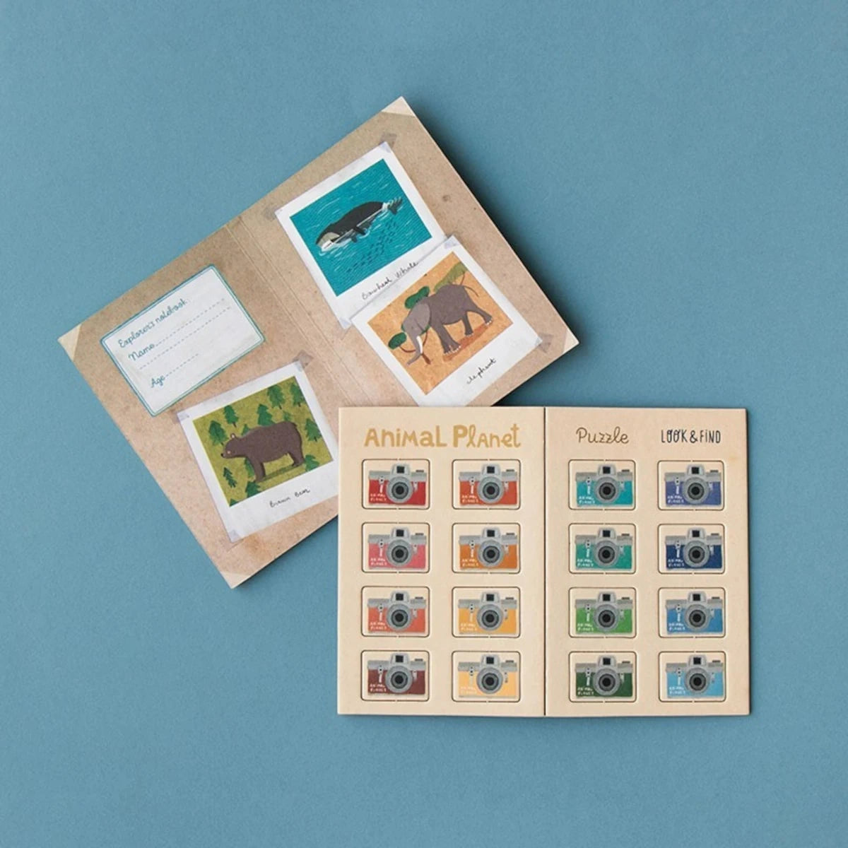 Puzzle tekturowe Animal Planet 70 el. z grą Londji, od 5 lat