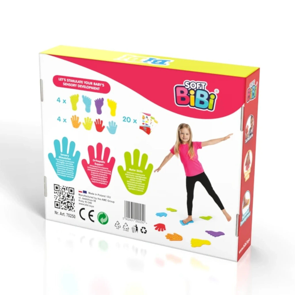 Ścieżka sensoryczna BiBi Hands & Feet 8 el., od 18 mies.