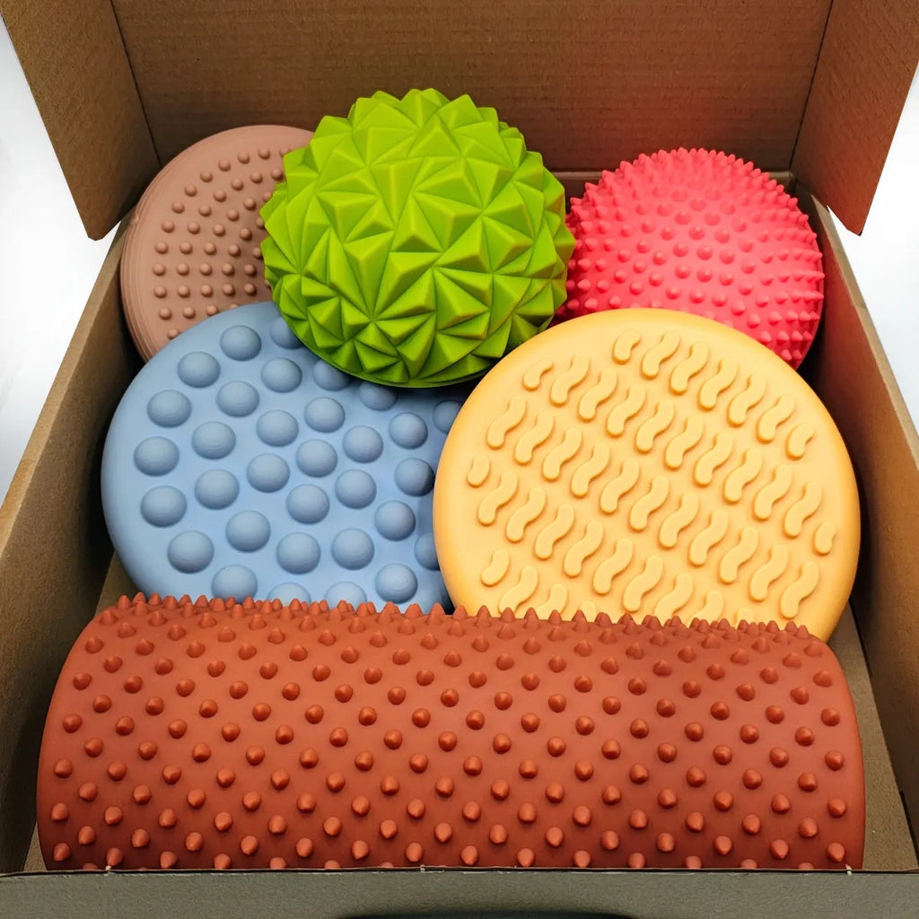 Pastelowa ścieżka sensoryczna 6 el., od 3 lat