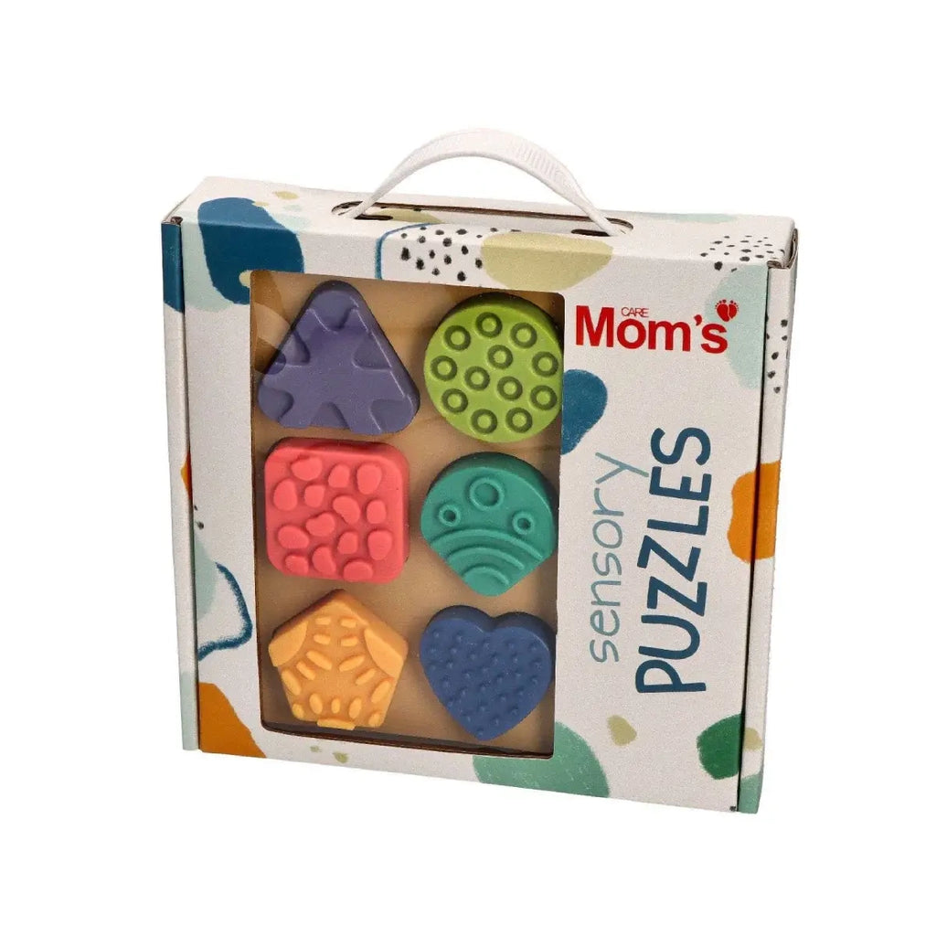 Sensoryczne puzzle kształty kontrastowe, od 6 mies.